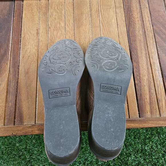 Suede ankle booties from Sonoma Goods For Life - Tan - Picture 5 of 6